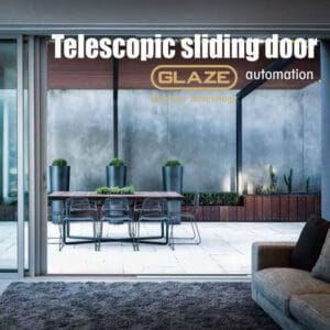 Cửa trượt xếp lớp tự động Glaze