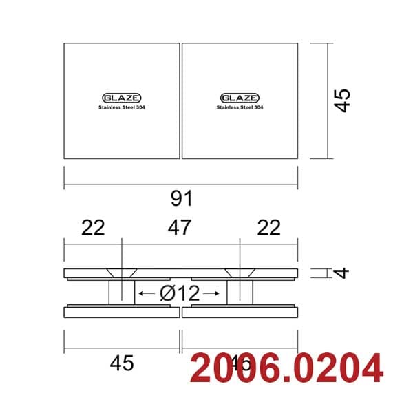 Kẹp kính kính 180° 2006 - Ảnh 2