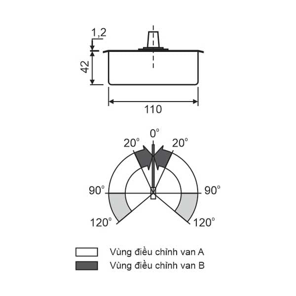 Bản lề sàn 150kg Glaze - Ảnh 4