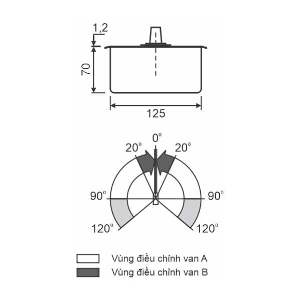 Bản lề sàn 180kg Glaze - Ảnh 4