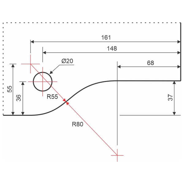 Kẹp kính dưới cửa bản lề sàn - Ảnh 4