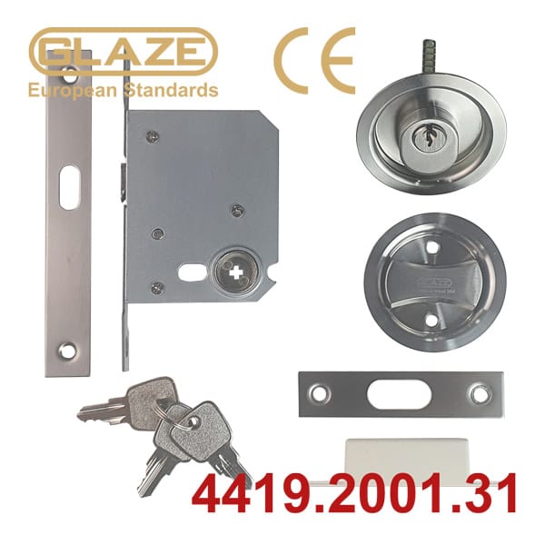 Khóa cửa trượt lùa inox 304 - Ảnh 2